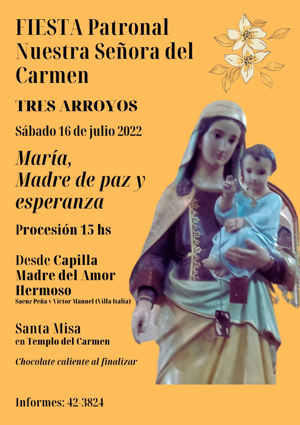 Procesión en honor a Nuestra Señora del Carmen