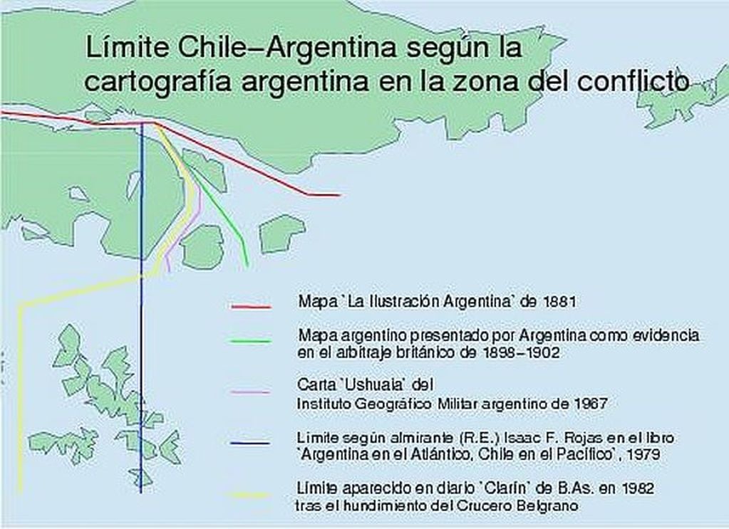 Zona de disputa - Conflicto Chile - Argentina