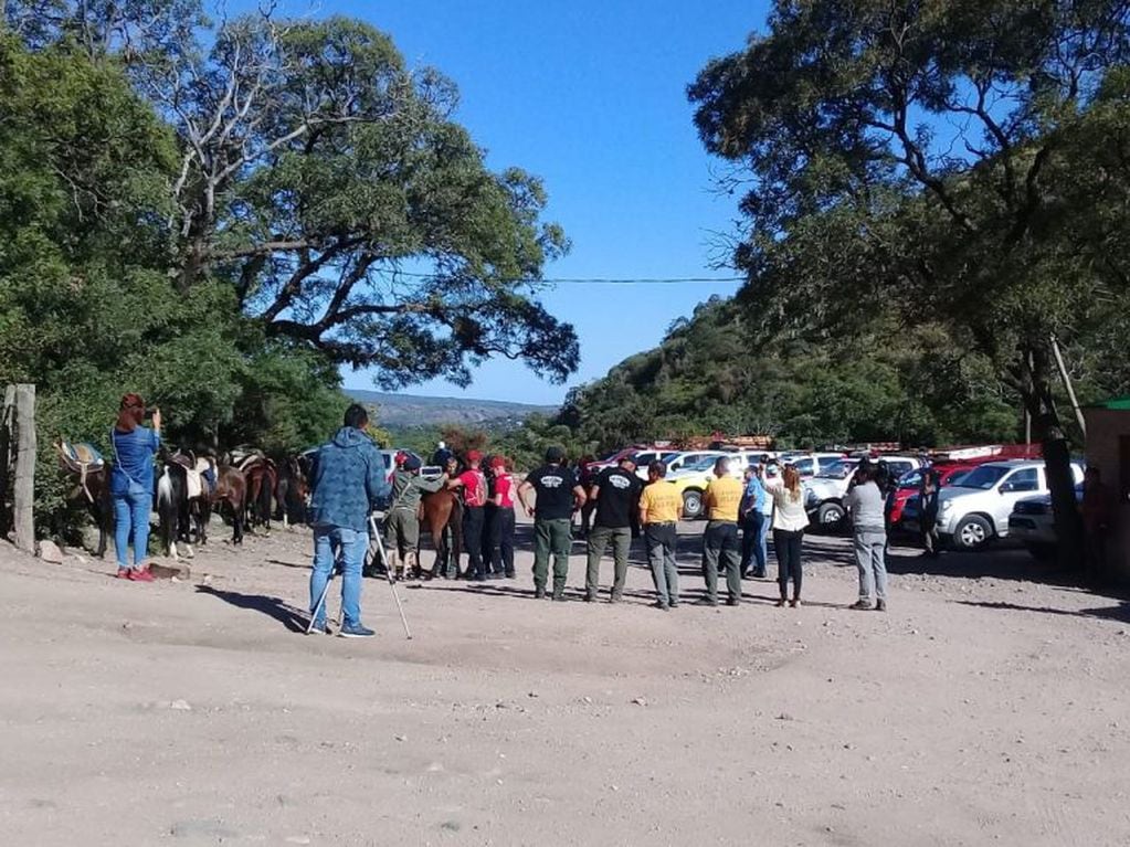 Trabajaron unos 600 efectivos en total, en todo lo que lleva el operativo. (Foto: Departamental Punilla).