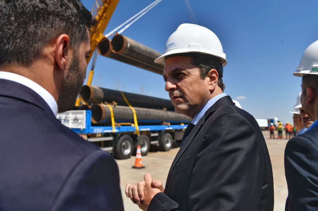 Sergio Massa, destacó el inicio del llenado del Gasoducto Néstor Kirchner. Foto: Ministerio de Economía