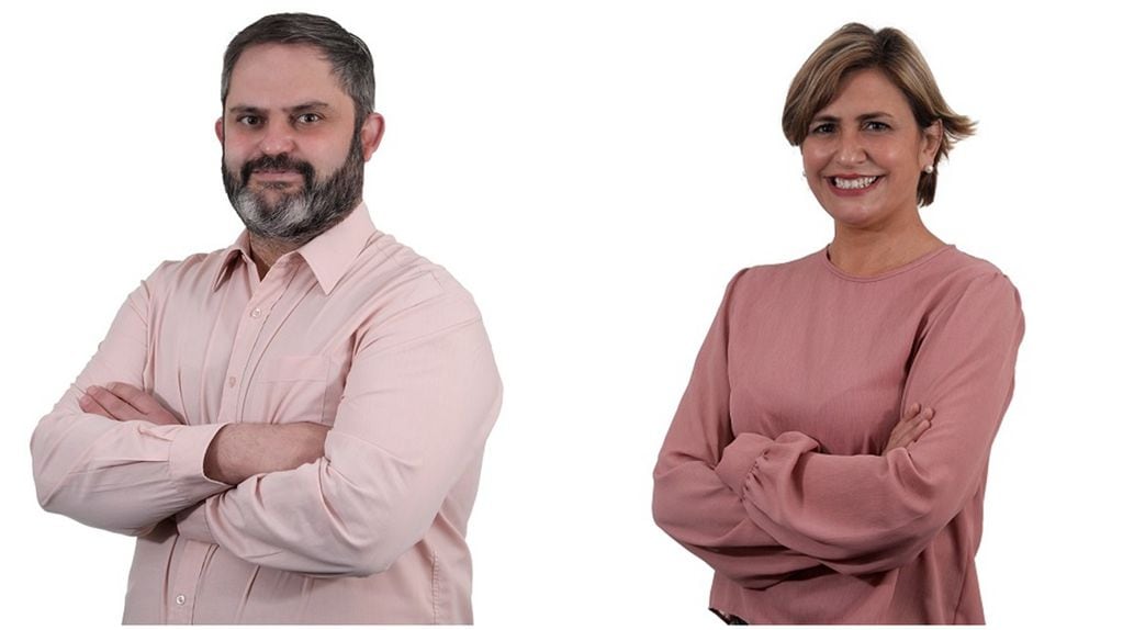 Leonardo Amin Saile y  Débora Lorena Quiroga integran la lista de candidatos a concejales por el Frente de Todos en San Carlos. Gentileza