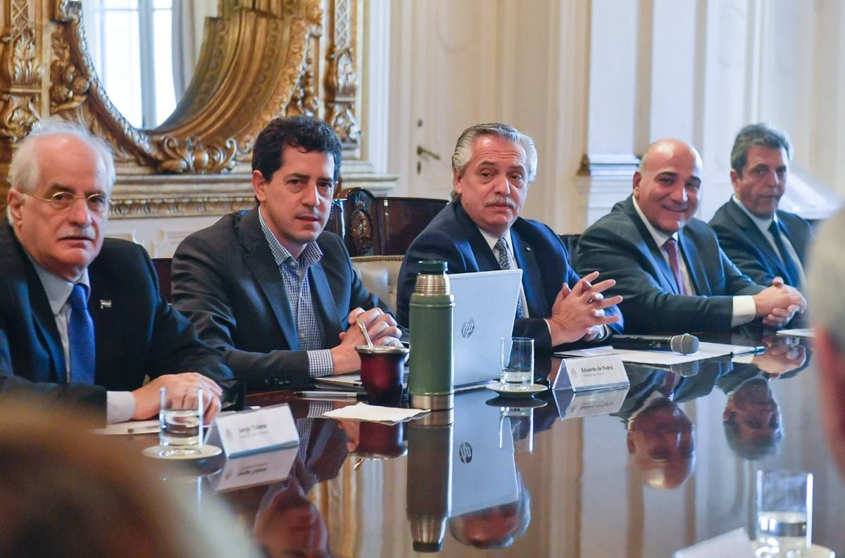 El Gobierno tuvo una nueva reunión de gabinete con la presencia de Sergio Massa y Alberto Fernández. Foto: Presidencia.