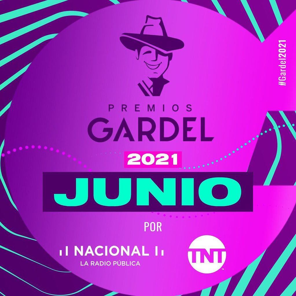 Premios Gardel 2021. (Instagram)