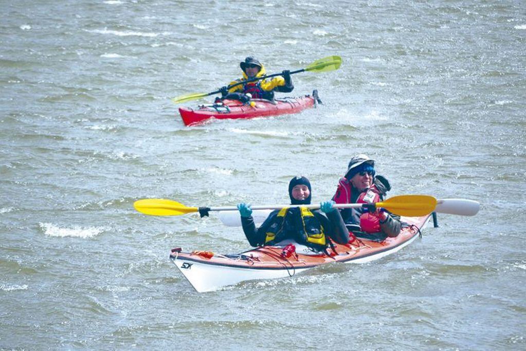 Kayak en Tierra del Fuego