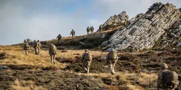 Ejercicios militares en Malvinas