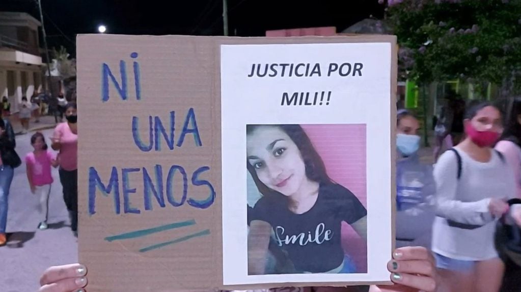 Vecinos y diferentes grupos sociales se manifestaron en La Cumbe pidiendo "Justicia por Mili".