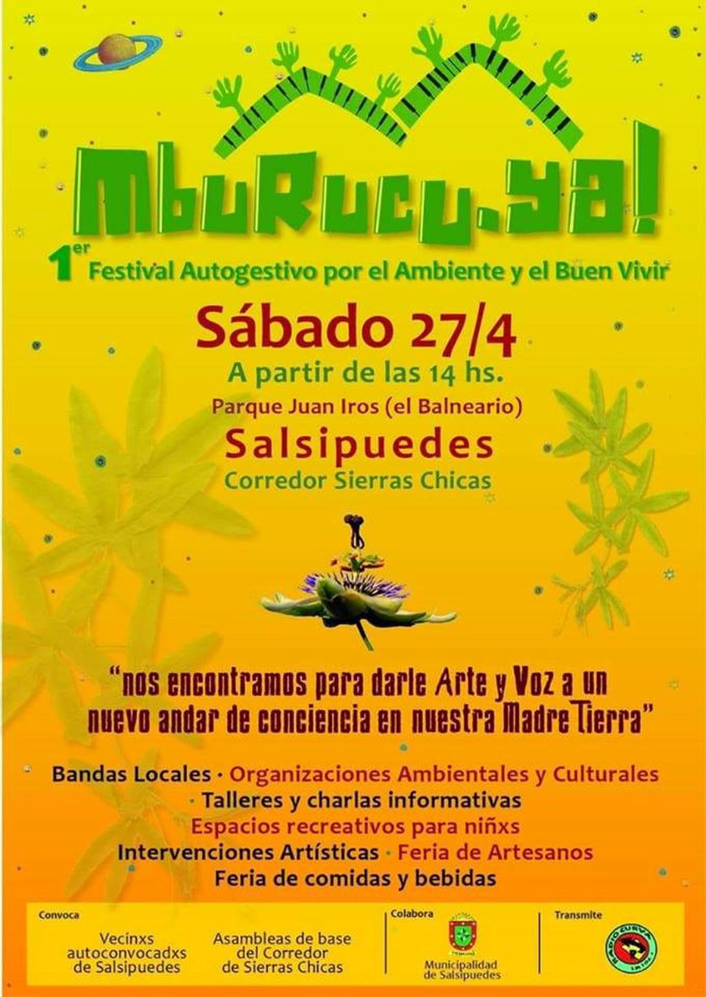 Primer Festival del Medio Ambiente y el Buen Vivir en Salsipuedes.