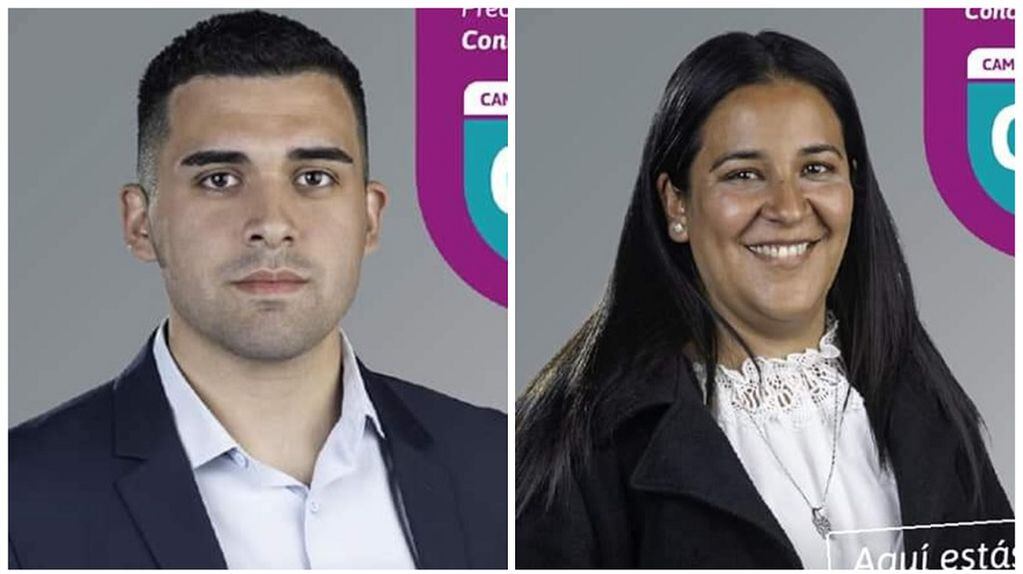 Fernando Rojas y Maira Belén Ortiz van en primer términos en la Boleta de Cambia Mendoza como precandidatos a concejales.