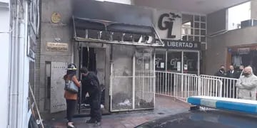 Incendio en la sede de Rosario Central