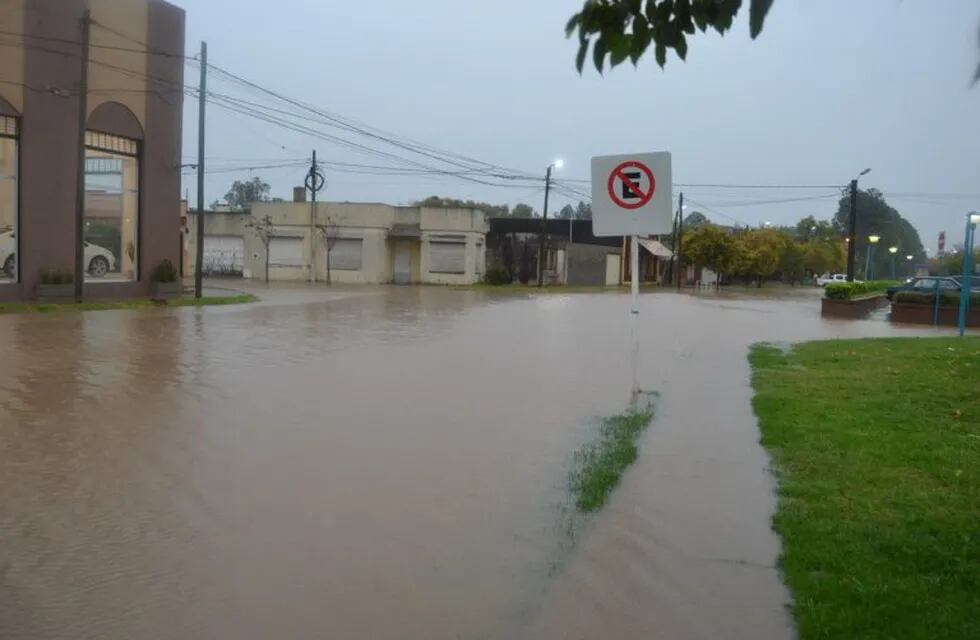 Lluvia en Gualeguay (28 de abril)\nCrédito: Walter Cejas