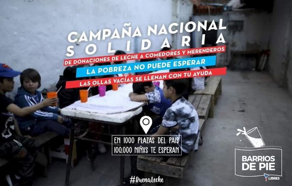 Afiche campaña Barrios de Pie