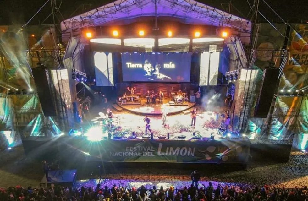 Más de 20 mil personas estuvieron presente en la primera noche del Festival Nacional del Limón (Foto: Municipalidad de Tafí Viejo).
