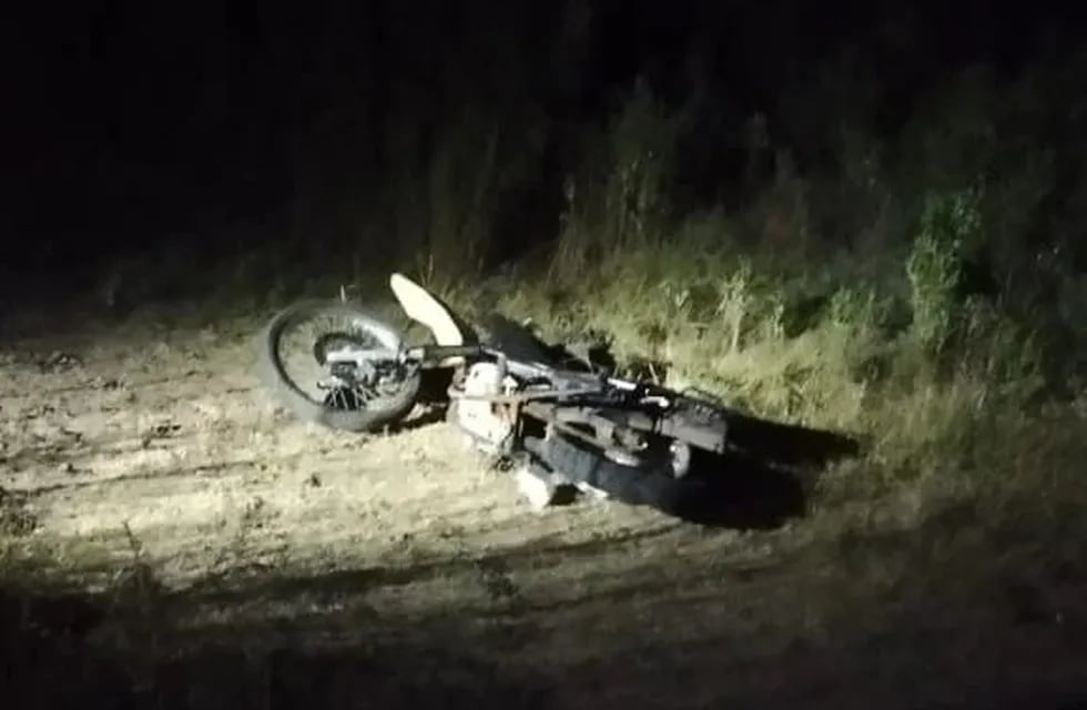 San Javier: un motociclista resultó lesionado de consideración tras un despiste.