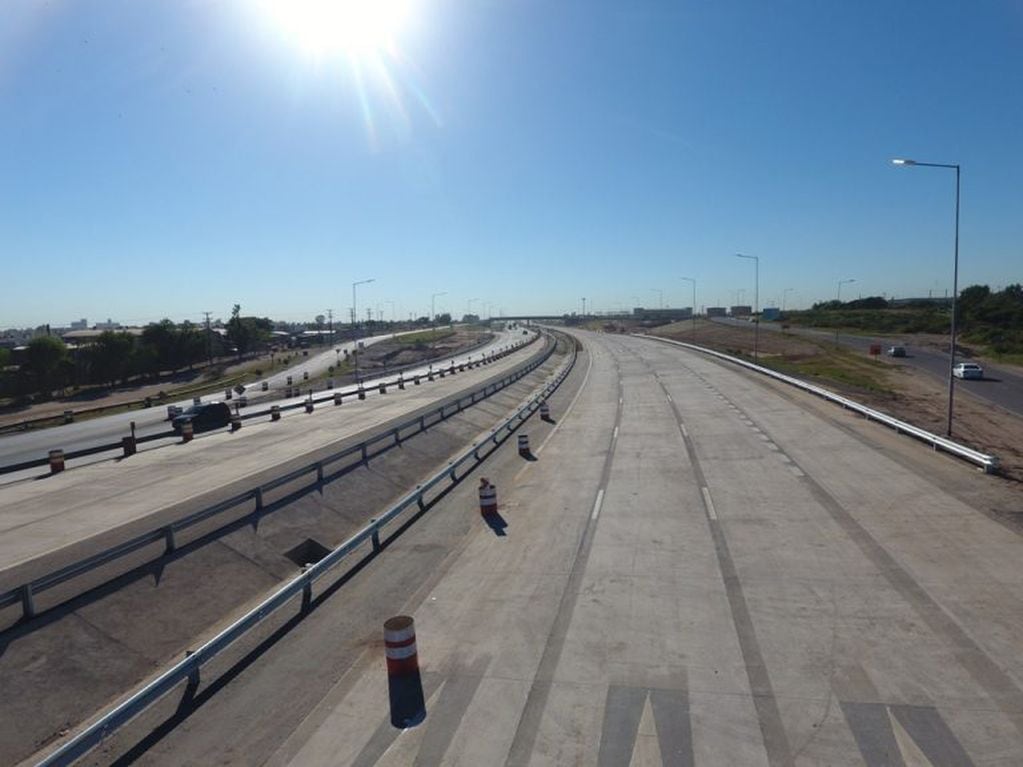 Las fotos de la apertura del primer tramo del cierre de la Circunvalación entre la Ruta 5 y el Arroyo La Cañada.