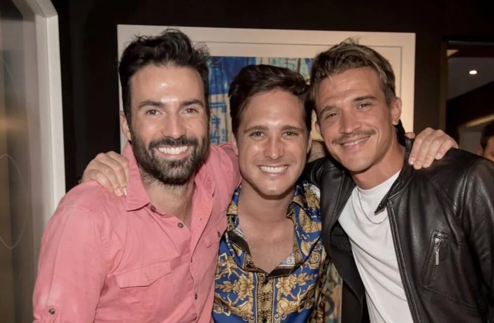 Juanchi Cané junto a Diego Boneta y Pablo Cruz-Guerrero (@juanignaciocane).