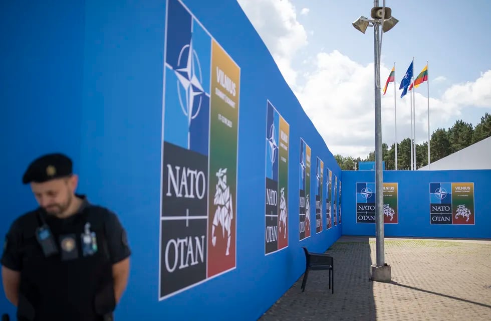 Cumbre de la OTAN en Vilna, Lituania. Foto: AP / Mindaugas Kulbis.