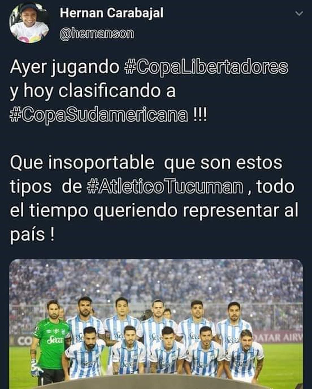 Memes por la clasificación de Atlético Tucumán a la Copa Sudamericana.