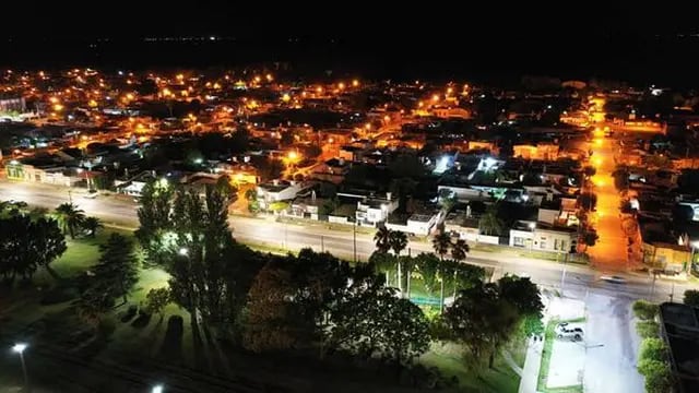Luminarias led en Pujato: un antes y un después