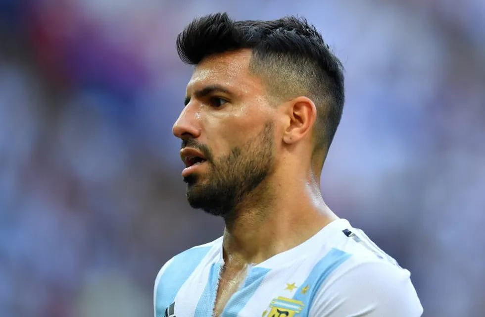 Soccer Football - World Cup - Round of 16 - France vs Argentina - Kazan Arena, Kazan, Russia - June 30, 2018  Argentina's Sergio Aguero during the match     REUTERS/Dylan Martinez