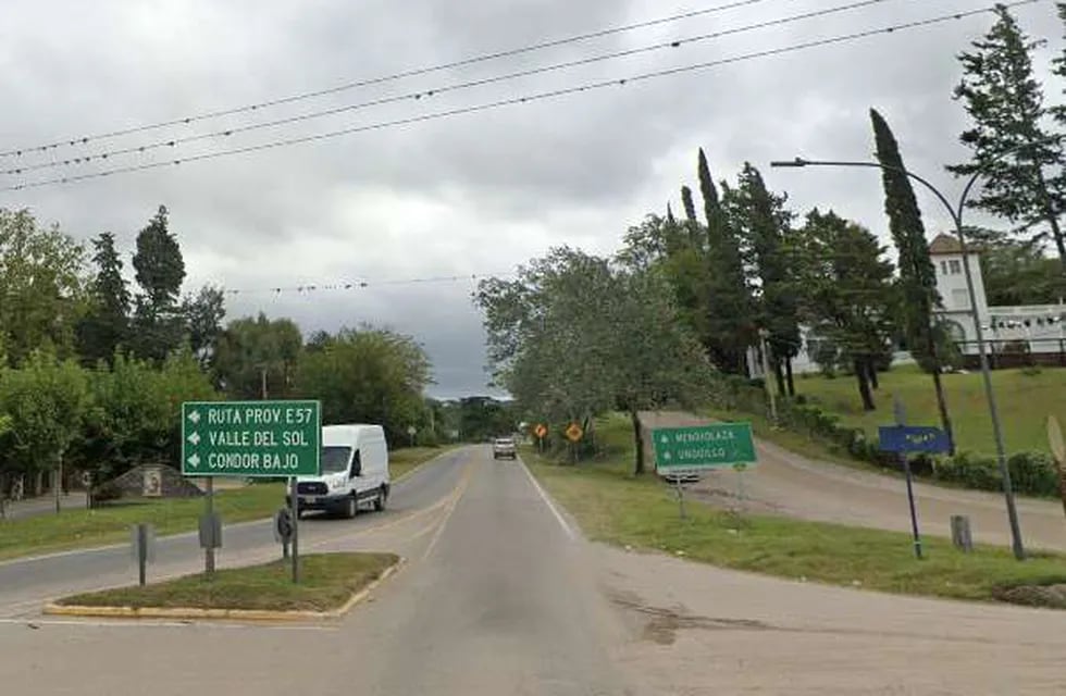 De Mendiolaza a Villa Allende. El tránsito se verá afectado por obras de cloacas (Captura de Street View).