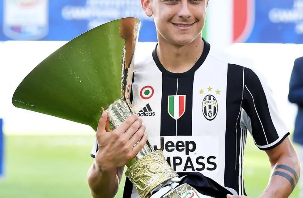 Paulo Dybala festejó con todo el campeonato de Italia con la Juventus.