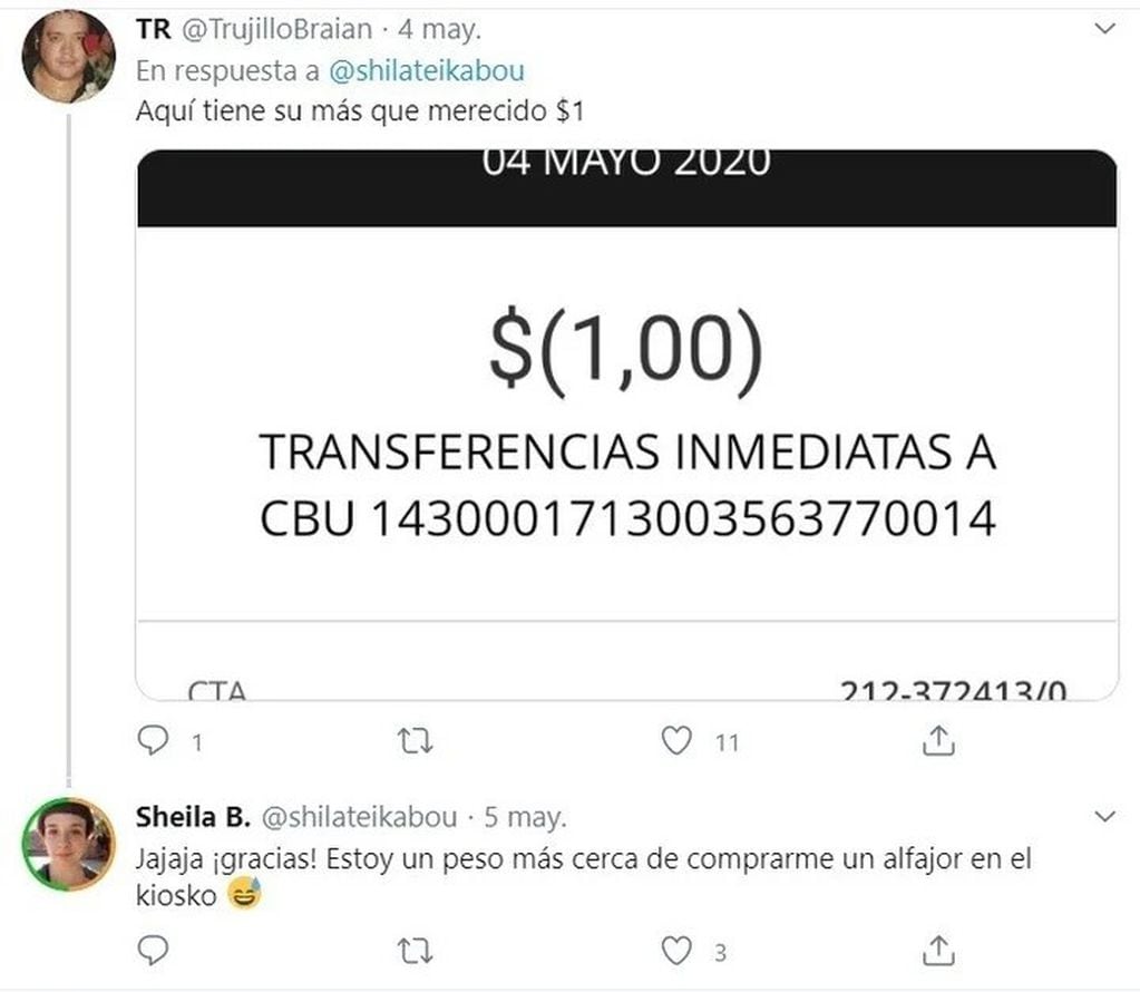 Varios usuarios se sumaron al viral.