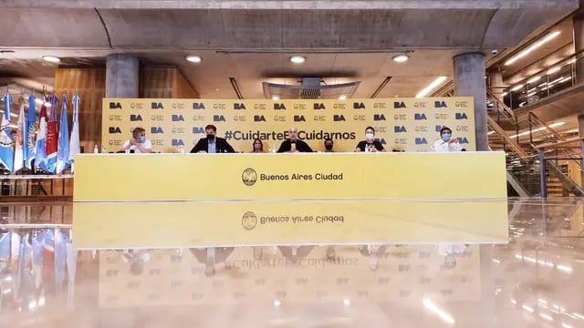 Conferencia de prensa de Horacio Rodríguez Larreta