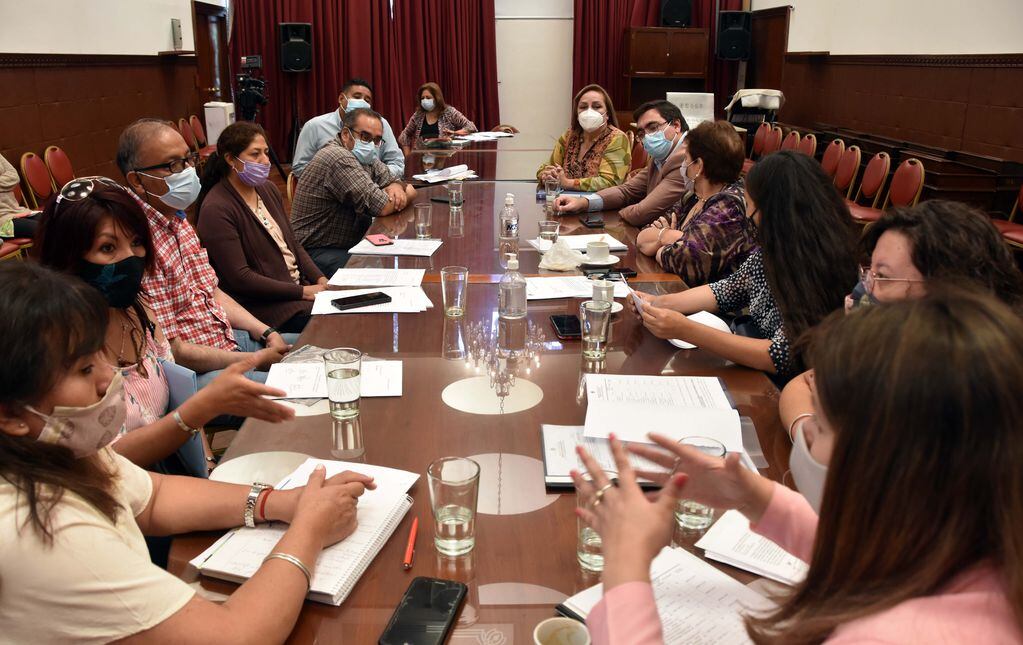 La Comisión de Educación de la Legislatura de Jujuy recibió a un grupo de docentes de actividades prácticas para conocer problemáticas que afectan al sector.