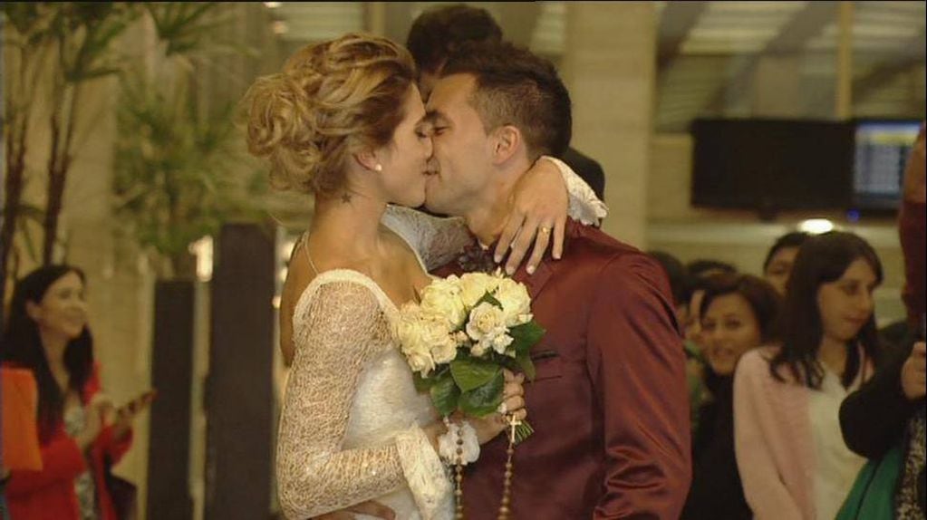 Las fotos íntimas del casamiento de Cinthia Fernández y Matías Defederico