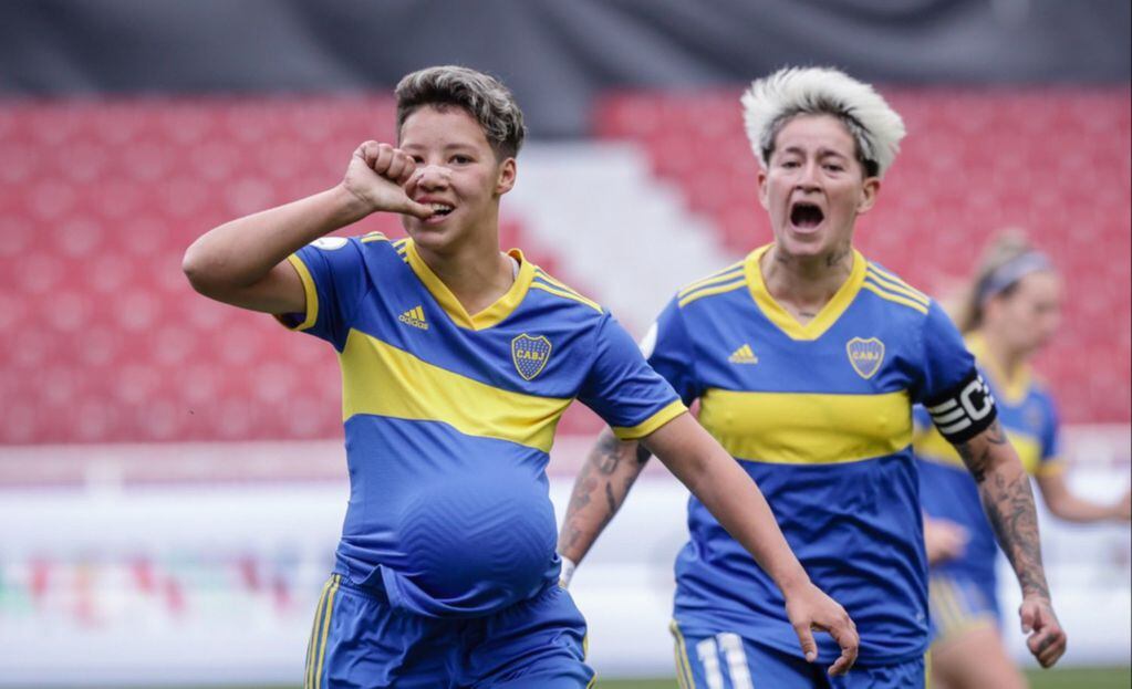 Yamila Rodríguez y Kishi Núñez, dos de las figuras del equipo xeneize. 