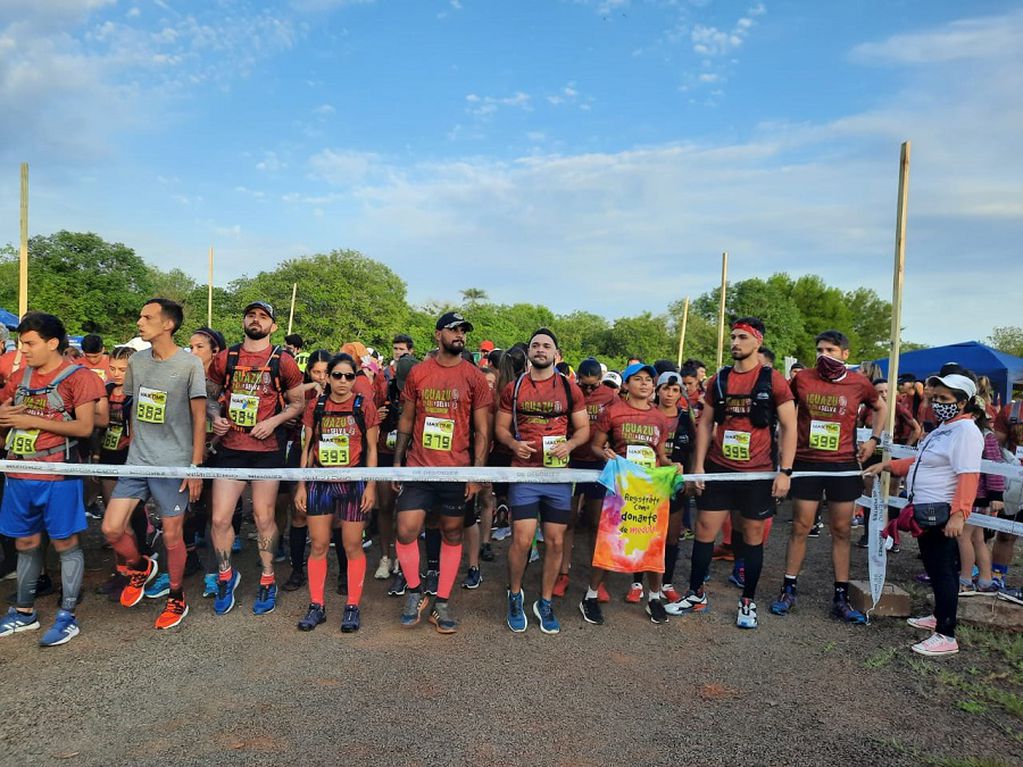 Lanzamiento de la maratón “Iguazú Trail de la Selva” en Puerto Iguazú.