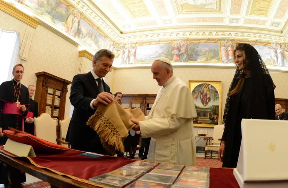 El papa Francisco y Mauricio Macri
