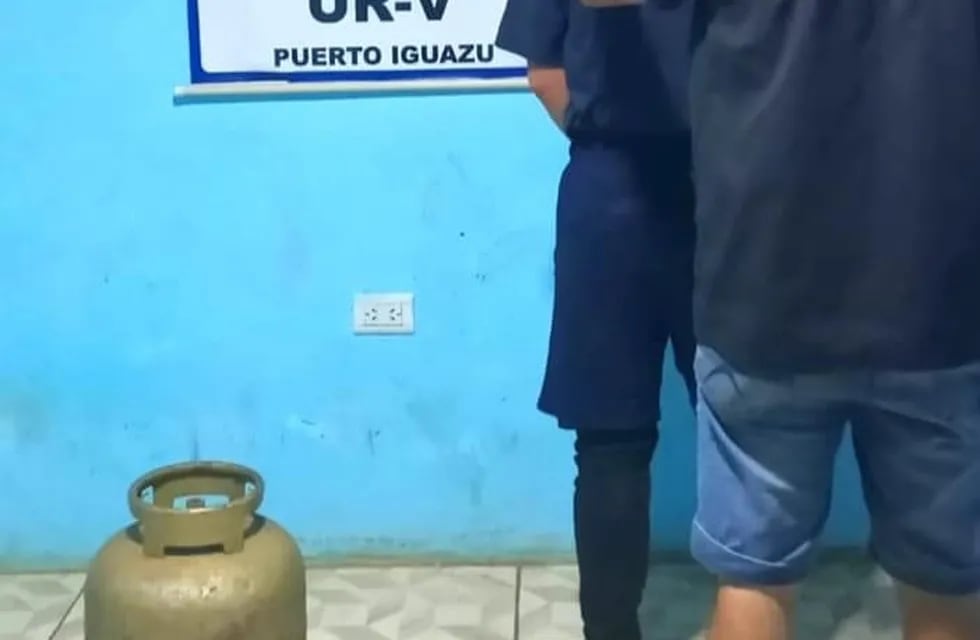 Fue detenido tras robar una garrafa de gas en Puerto Iguazú.