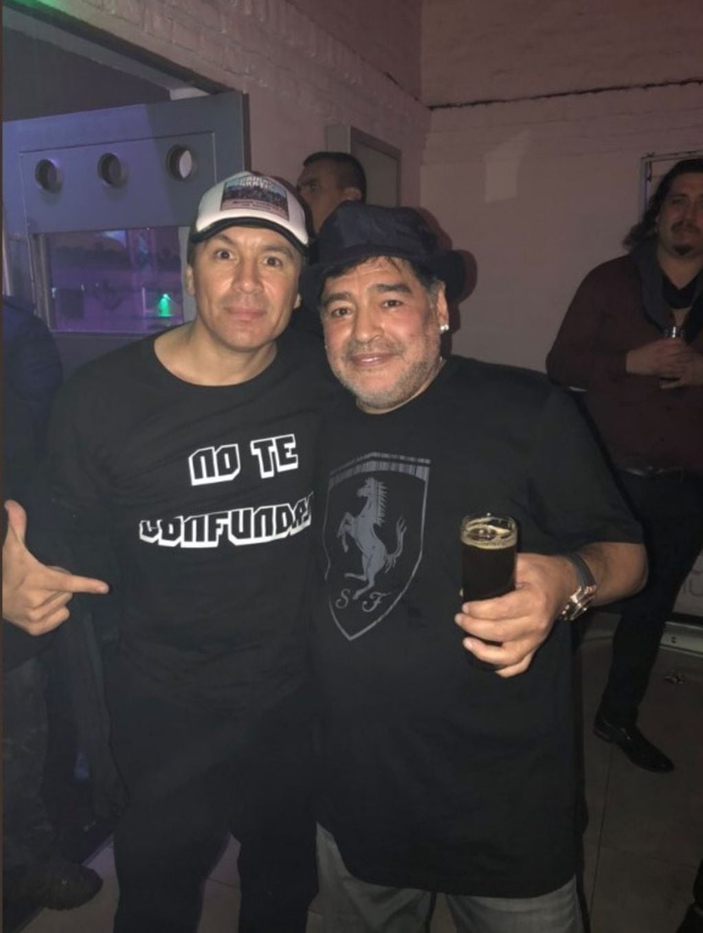 Maradona y Lescano
