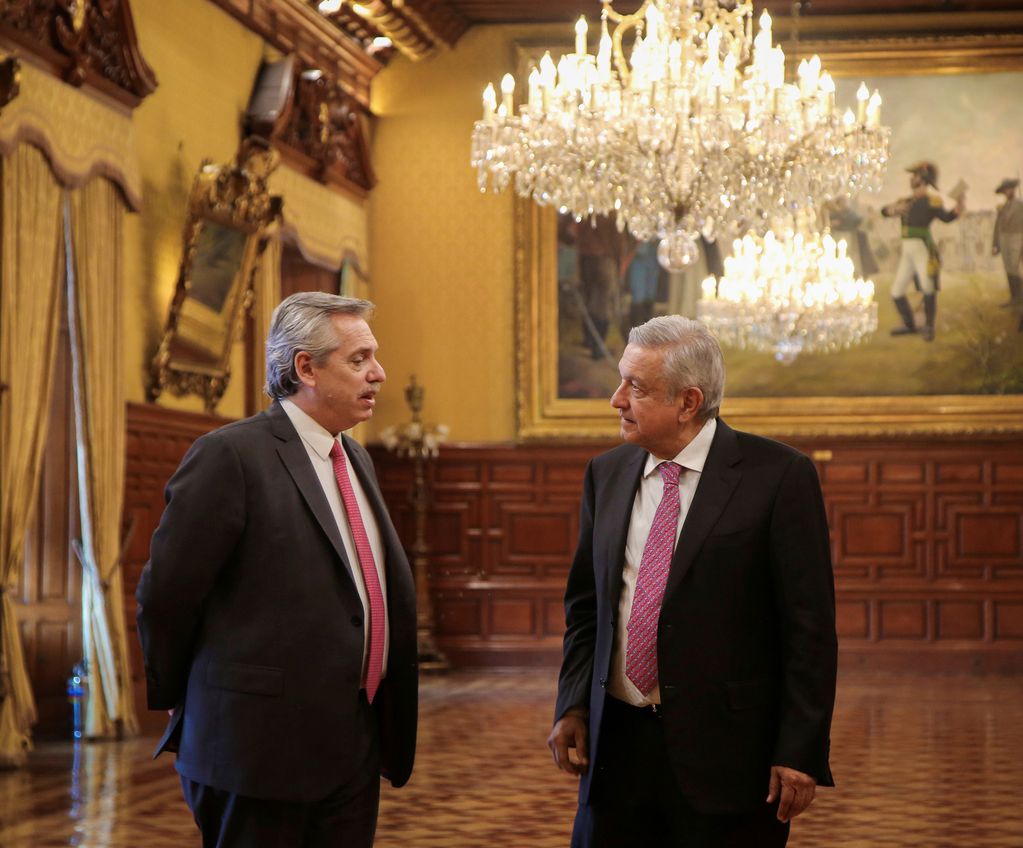 Alberto Fernández y Andrés Manuel López Obrador. (Foto: Reuters)