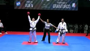 Pablo Edén, el joven de 19 años que se consagró campeón mundial de Taekwondo.