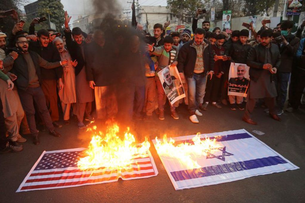 Protestas contra Estados Unidos en Pakistan. (Foto: K.M. Chaudary/AP)
