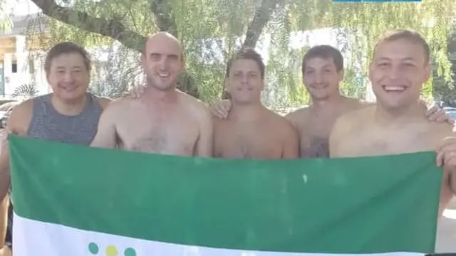 Nadadores de Arroyito en el Estadio Kempes Córdoba
