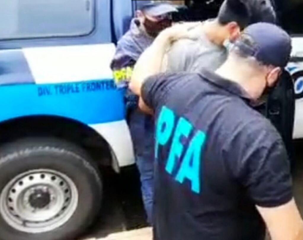 Un prófugo de la Justicia fue detenido por la Policía Federal en Puerto Iguazú.