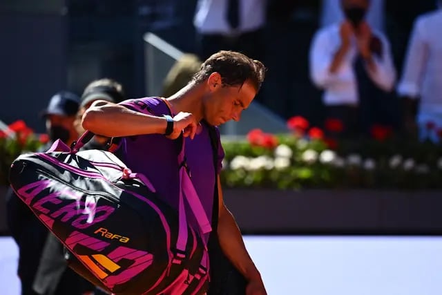 Rafael Nadal, eliminado del Masters 1000 de Madrid.