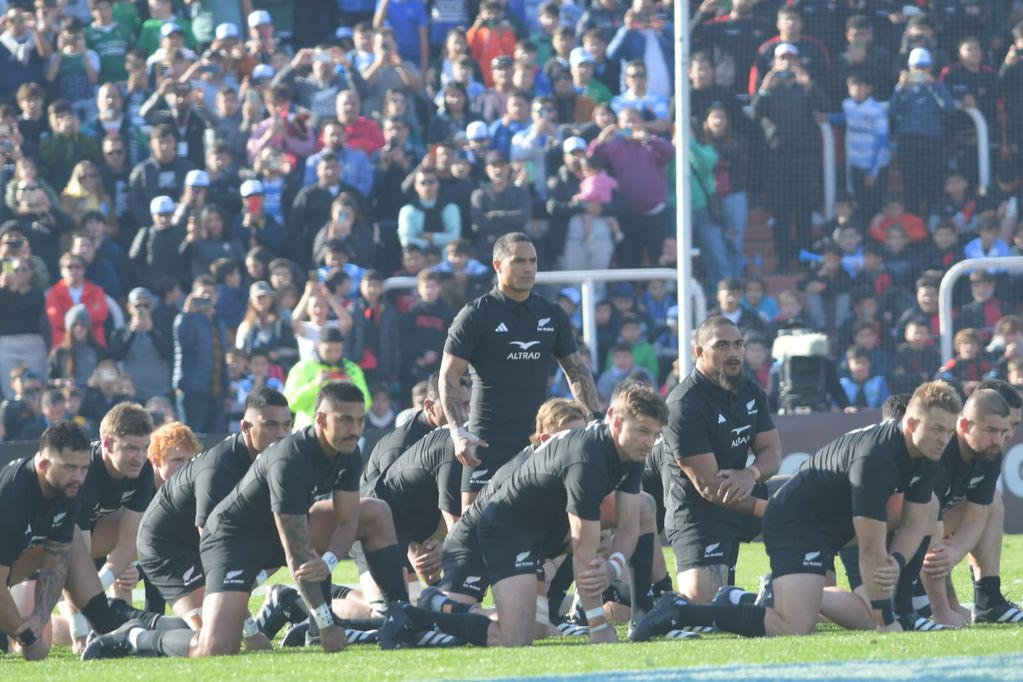 La Selección Argentina de rugby enfrenta por primera vez en nuestra provincia a Nueva Zelanda, en el inicio del Rugby Championship/ Marcelo Rolland (Los Andes).