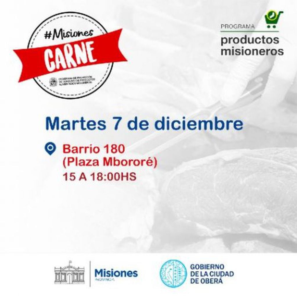 Misiones Carne estará esta tarde en Oberá con nuevos cortes.