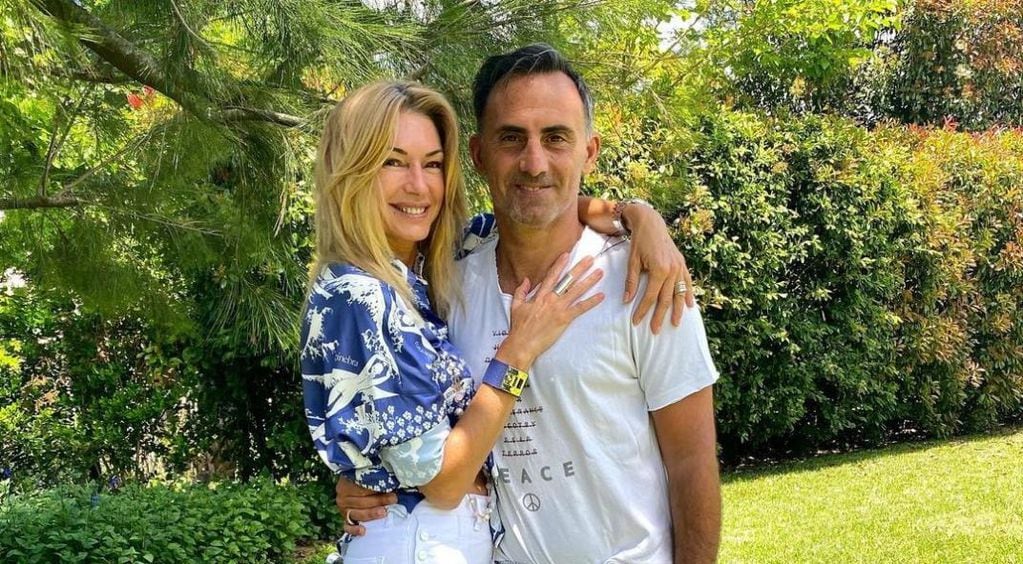 Yanina Latorre y su marido Diego en su casa. (Instagram).