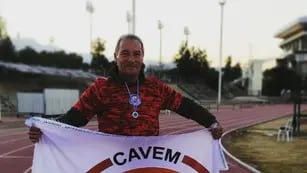 Pipío Fernández (Cavem) campeón en atletismo +75.