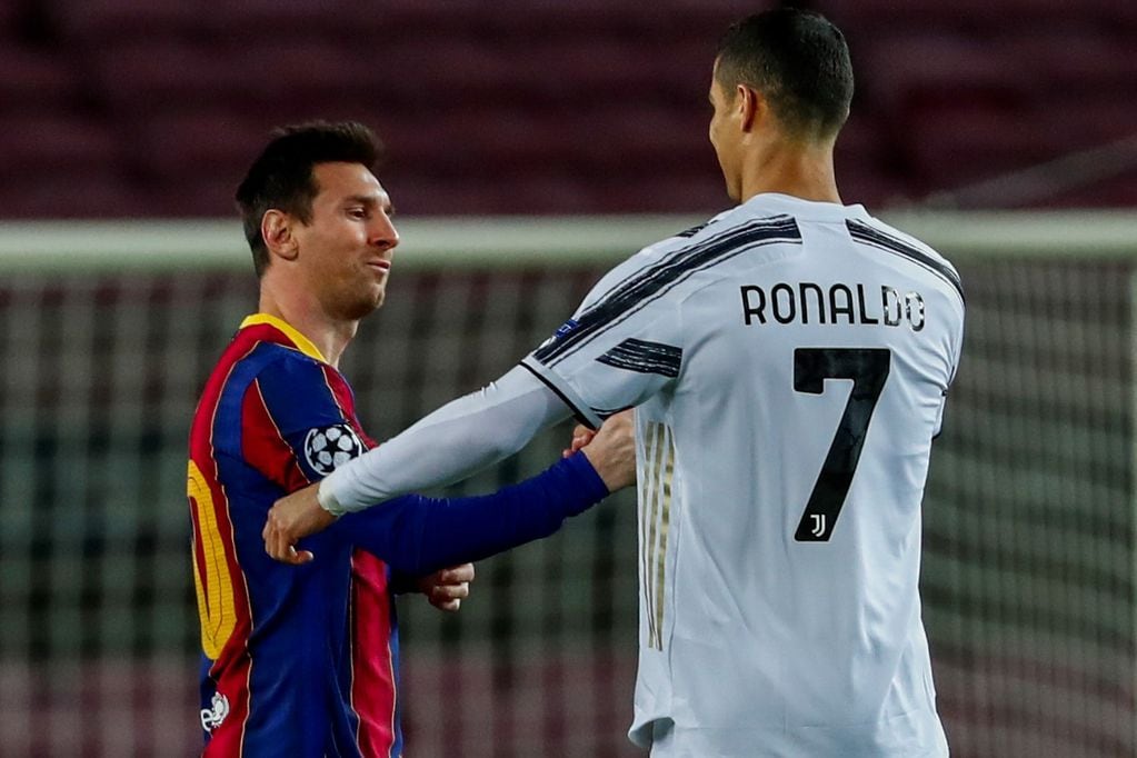 Uno de los tantos duelos entre Lionel Messi y Cristiano Ronaldo.
