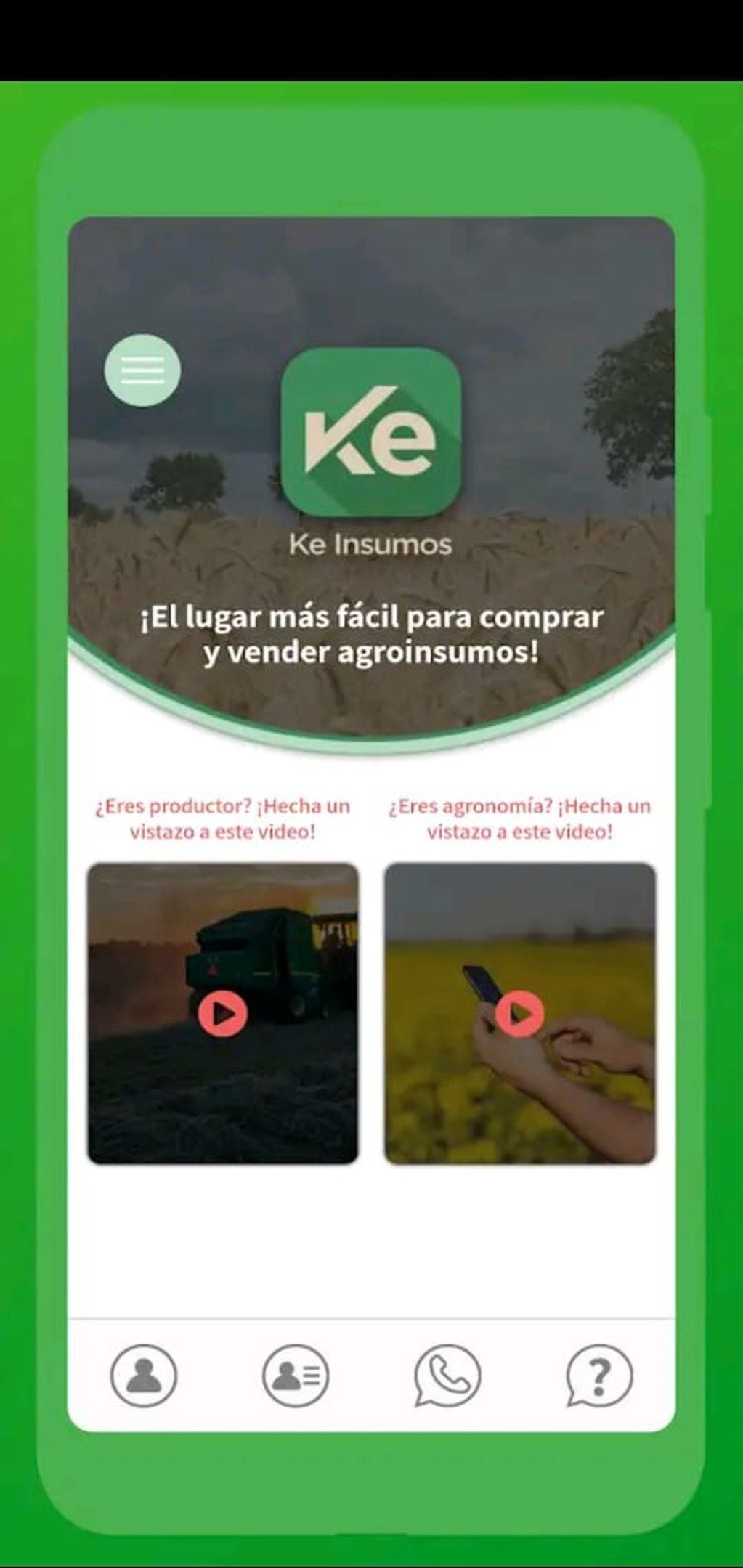 "Ke Insumos" App del agro