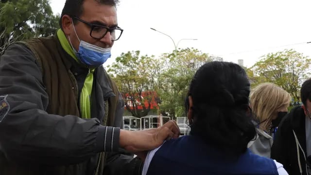 Jornada de vacunación en Plaza Belgrano