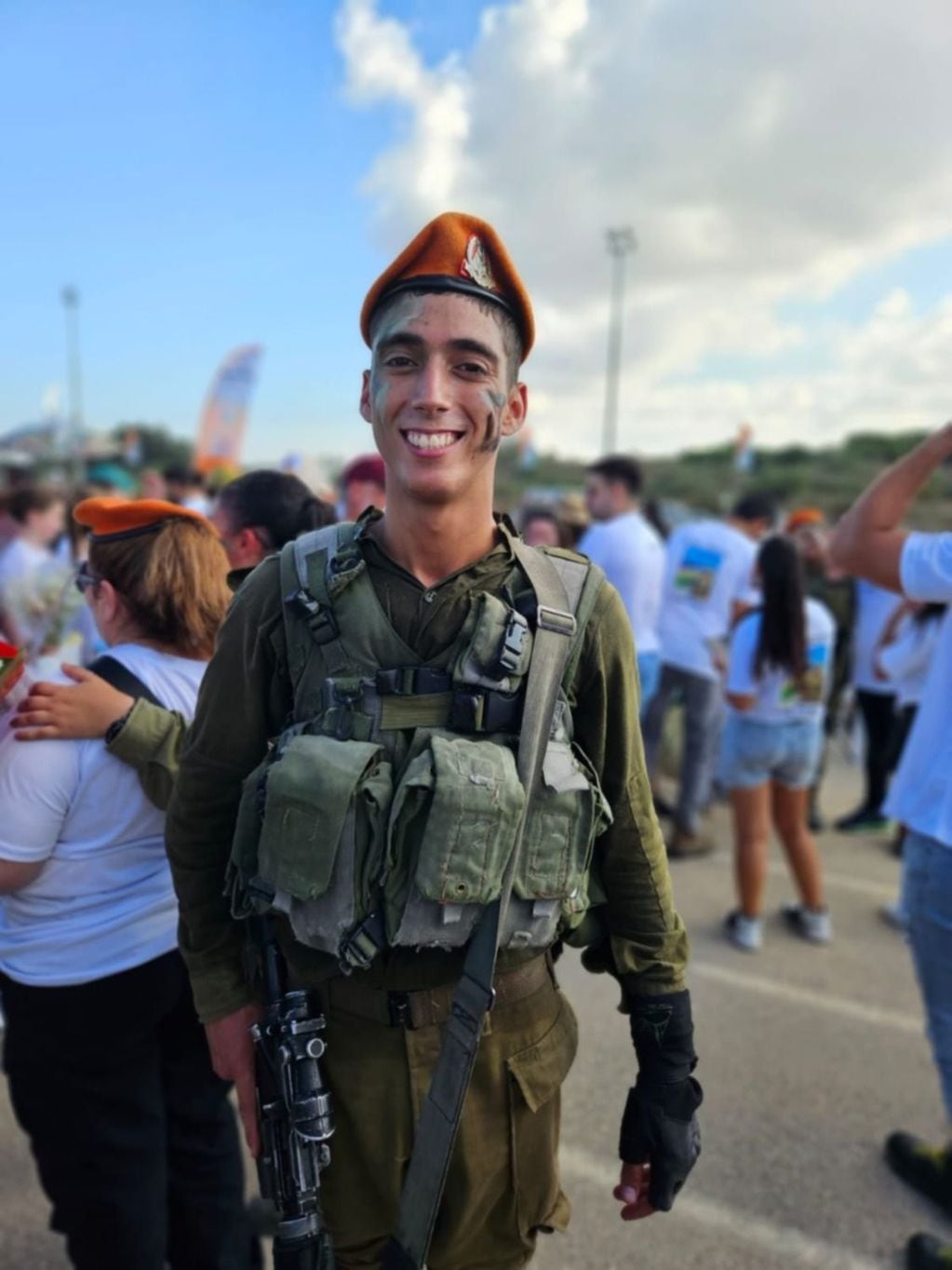 Guido Zukerman, de 23 años y soldado en el ejército de Israel.
