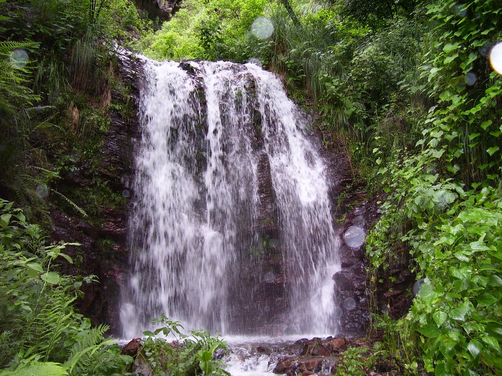 En la Quebrada de Lozano, una de las ocho espectaculares cascadas que se puede visitar en una jornada de trekking.