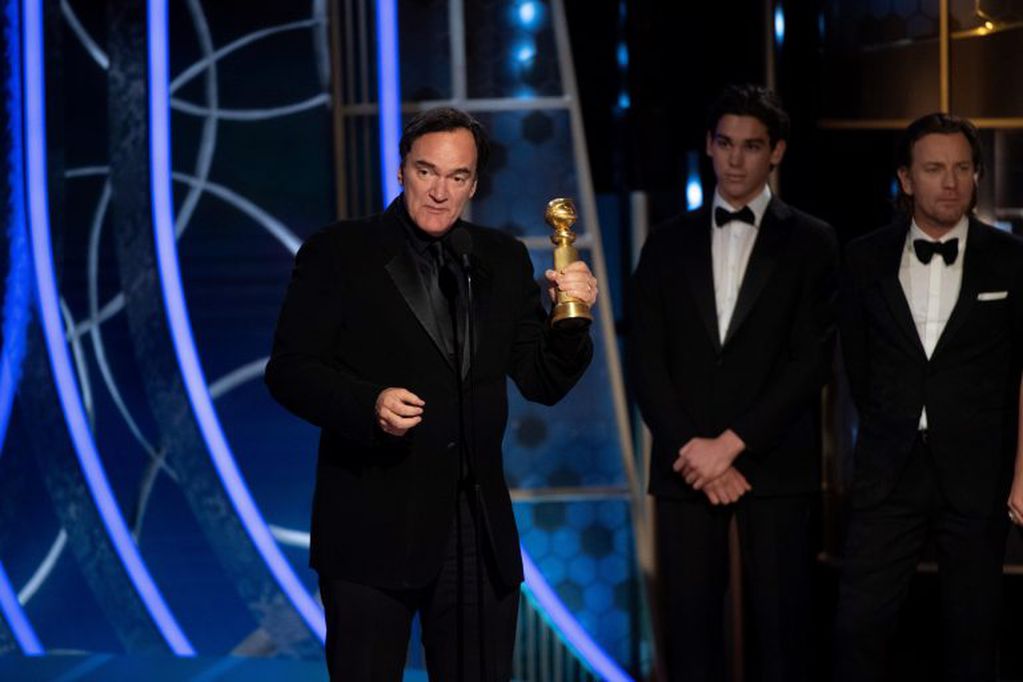 Quentin Tarantino aceptando el premio (DPA)